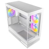 Antec  boîtier mini tower Blanc | 1x USB-A | 1x USB-C | Window