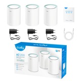 Cudy AC1200 Gigabit Mesh Wi-Fi System (3-Pack), Routeur maillé Blanc