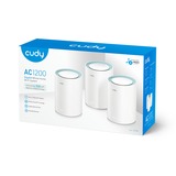 Cudy AC1200 Gigabit Mesh Wi-Fi System (3-Pack), Routeur maillé Blanc