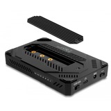 DeLOCK Boîtier USB-C pour 1x M.2 NVMe SSD + 1x 2,5" SATA SSD / HDD externe, Boîtier disque dur Noir