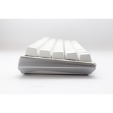 Ducky One 3 SF White, clavier gaming Blanc/Argent, Layout BE, Cherry MX RGB Brown, LED RGB, 65%, ABS