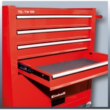 Einhell TC-TW 100 Caisse à outils Rouge, Chariot à outils Rouge, Caisse à outils, Rouge, 380 mm, 670 mm, 724 mm, 18,7 kg