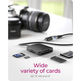 ICY BOX Lecteur de cartes 4 en 1 IB-CR302-CU3 Noir