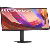 LG UltraWide 34U650A-B 34" Moniteur gaming incurvé  Noir, 2x HDMI, DisplayPort, 3x USB-A, USB-C, RJ-45