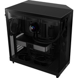 NZXT H6 Flow boîtier midi tower Noir | 2x USB-A | 1x USB-C | Verre Trempé