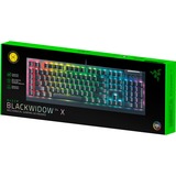 Razer BlackWidow V4 X RGB clavier gaming mécanique Noir, Layout US (QWERTY), Razer Yellow, 100%