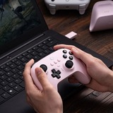 8BitDo RET00415, Manette de jeu Rose