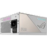 ASUS ROG Loki SFX-L Platinum alimentation modulaire 850 watt Blanc, 1x 12V-2x6, 3x PCIe, 850 W, 100 - 240 V, 110 W, 850 W, 110 W, 9,6 W