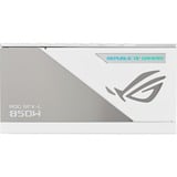 ASUS ROG Loki SFX-L Platinum alimentation modulaire 850 watt Blanc, 1x 12V-2x6, 3x PCIe, 850 W, 100 - 240 V, 110 W, 850 W, 110 W, 9,6 W