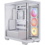 Corsair 3500X LX-R RGB iCUE LINK boîtier midi tower Blanc | 2x USB-A | 1x USB-C | Verre Trempé