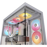 Corsair 3500X LX-R RGB iCUE LINK boîtier midi tower Blanc | 2x USB-A | 1x USB-C | Verre Trempé