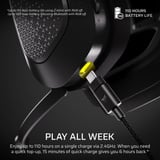 Corsair HS80 v2 MAX Wireless casque gaming over-ear Noir/gris, 2,4 GHz / Bluetooth, PlayStation, Switch, smartphone, PC