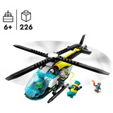 LEGO City - L’hélicoptère des urgences, Jouets de construction 60405