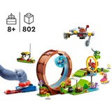 LEGO Sonic - Sonic et le défi du looping de Green Hill Zone, Jouets de construction 76994