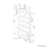 Neomounts AWL05-750BL Rack de matériel AV, Montage Noir