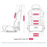 Next Level Racing ERS3 Haptic Feedback Sim Racing Seat, Siège de course Noir