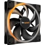 be quiet! Light Wings PWM ventilateur de boîtier RGB  Noir, 140 x 140 x 25 mm, Ventilateur, 14 cm, 1500 tr/min, 95,14 m³/h, Noir