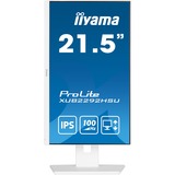 iiyama ProLite XUB2292HSU-W6 21.5" Moniteur  Blanc, 100Hz, HDMI, DisplayPort, USB, Audio, AMD FreeSync