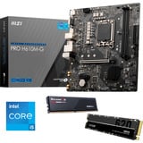 ALTERNATE Upgrade Kit PRO H610M-G + Core i5-12400F + 16 Go + 512 Go SSD Carte mère, CPU, mémoire, SSD