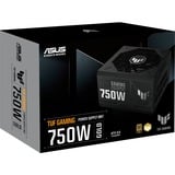 ASUS TUF Gaming Gold alimentation  modulaire 750 watt Noir, 1x 12V-2x6, 3x PCIe