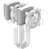 Cooler Master Hyper 622 Halo White Refroidisseur CPU RGB  Blanc, Connecteur de ventilateur PWM à 4 broches