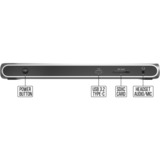 Corsair Station d'accueil TBT100 Thunderbolt 3 Argent, HDMI, USB-C, RJ-45