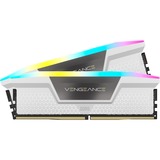 Corsair Vengeance RGB 32 Go DDR5-6000 (2x 16 Go) mémoire vive Blanc, CMH32GX5M2E6000C36W, XMP 3.0