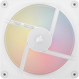 Corsair iCUE LINK LX140-R RGB PWM Reverse Fan, Ventilateur de boîtier Blanc, 4 broches PWM