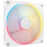 Corsair iCUE LINK LX140-R RGB Reverse ventilateur de boîtier Blanc, 140 x 140 x 25 mm, PWM