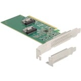 DeLOCK 90077 carte et adaptateur d'interfaces Interne, Contrôleur PCIe, 64 Gbit/s, 5 - 50 °C, -25 - 70 °C, 15 - 90%, Windows 10, Windows 7, Windows 8.1