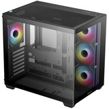 DeepCool CG530 4F boîtier midi tower Noir | 2x USB-A | 1x USB-C | RGB | Verre Trempé