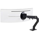 Ergotron Bras moniteur HX pour fixation bureau avec HD Pivot, Support de moniteur Noir