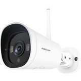 Foscam  G4C, 2K Starlight WiFi en extérieur, Caméra de surveillance Blanc