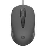 HP 150 souris avec câble Noir