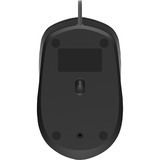 HP 150 souris avec câble Noir