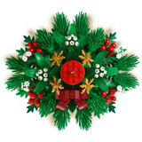 LEGO Icons - Décoration de table de Noël, Jouets de construction 40743