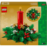 LEGO Icons - Décoration de table de Noël, Jouets de construction 40743