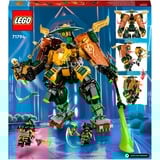 LEGO Ninjago - L'équipe de robots des ninjas Lloyd et Arin, Jouets de construction 71794