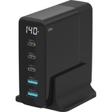 Sitecom Chargeur de bureau 140 W GaN Power Delivery avec affichage LED Noir