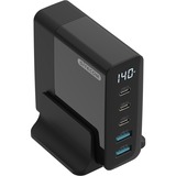 Sitecom Chargeur de bureau 140 W GaN Power Delivery avec affichage LED Noir