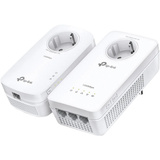 TP-Link TL-WPA8631P Kit AV1300 Gigabit Passthrough Powerline AC Wifi-kit, CPL Blanc, 2 pièces