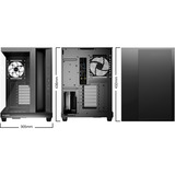 be quiet! Light Base 500 LX boîtier midi tower Noir | 3x USB-C | RGB | Window