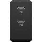 goobay 36W USB-C PD Dual chargeur Noir, 2x USB-C, Power Delivery