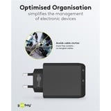 goobay 36W USB-C PD Dual chargeur Noir, 2x USB-C, Power Delivery