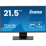iiyama ProLite T2252MSC-B2AG 21.5" Moniteur tactile Noir, 1x DisplayPort, 1x HDMI, 2x USB-A