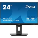 iiyama ProLite XUB2497HSN-B1 23.8" Moniteur  Noir, 100Hz, HDMI, Display Port, USB-C, LAN, Audio