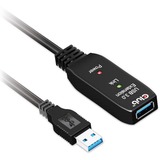 Club 3D Répéteur actif USB 3.2 Gen1, Câble d'extension Noir, 5 mètres