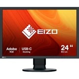 EIZO CS2400S ColorEdge 24.1" Moniteur  Noir, HDMI, DisplayPort, 6x USB-A, USB-B, USB-C