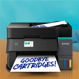 Epson EcoTank ET-3950 all-in-one, Imprimante multifonction Noir, Numérisation, copie, Wi-Fi, jusqu'à 3 ans d'encre inclus