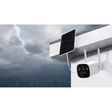 Foscam BP4, caméra de sécurité bullet 2K/4MP avec batterie WiFi, Caméra de surveillance Blanc, Vision nocturne en couleur